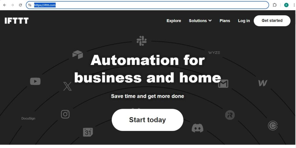 Social media automation tool, IFTTT