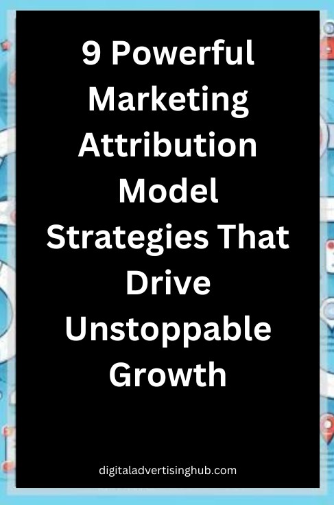 Marketing attribution model